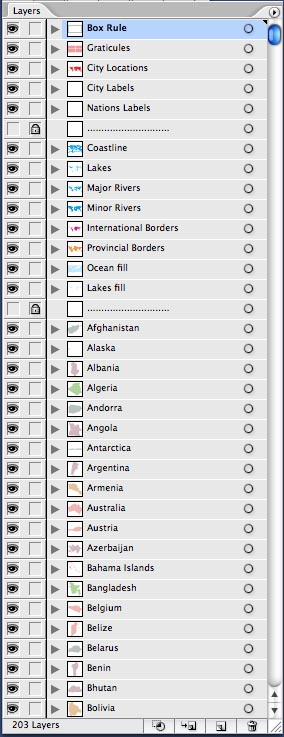 mountain high map illustrator layers